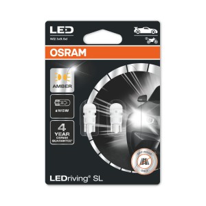 OSRAM Λαμπτήρας Αυτοκινήτου LED SL W5W YELLOW - W2.1x9.5d  Λάμπες Αυτοκινήτου